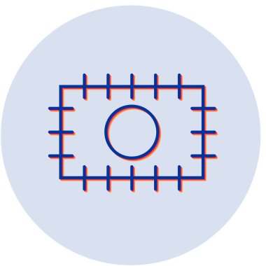 Yama simgesinin vektör illüstrasyonu