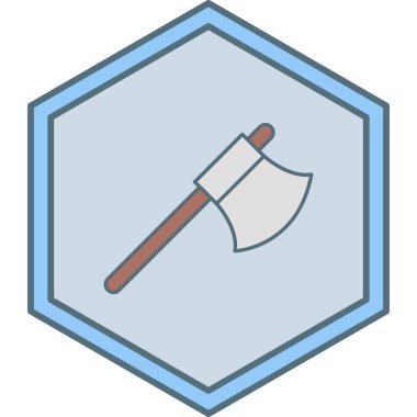 Balta simgesi vektör illüstrasyonu