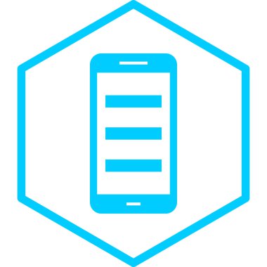 Cep telefonu. Basit resimleme