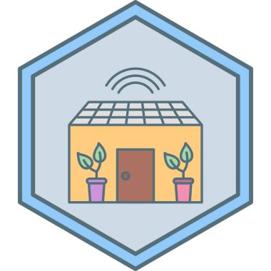 Bitki. Web simgesi basit tasarım