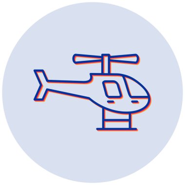 helikopter vektör simgesi modern basit tasarım