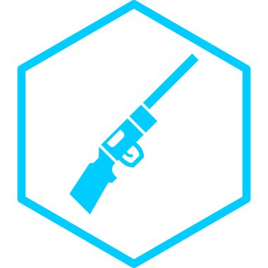 Askeri bıçak ikonu. vektör illüstrasyonu