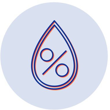 Nem simgesinin vektör illüstrasyonu