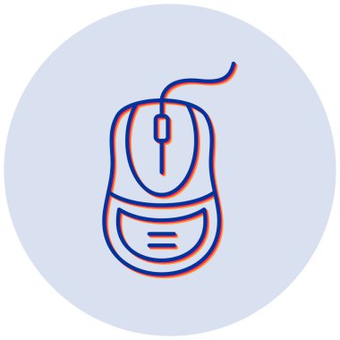 Bilgisayar faresi. Web simgesi basit illüstrasyon