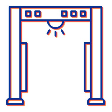 Havlu simgesi. Web için kıyafet vektör simgelerinin özet çizimi