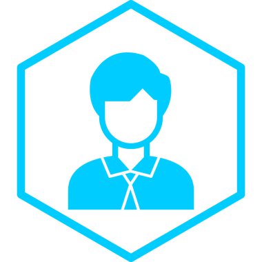 kullanıcı. Web simgesi basit illüstrasyon