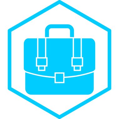 evrak çantası simgesi, vektör illüstrasyonu