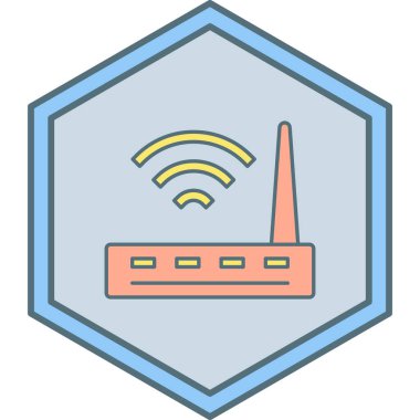 wifi simgesi vektör illüstrasyonu