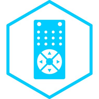 uzak simge, vektör illüstrasyonu basit tasarım