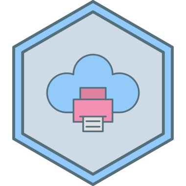 Bulut hesaplama. Web simgesi