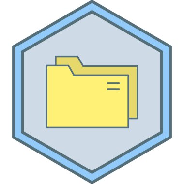 Dosya. Web simgesi basit illüstrasyon