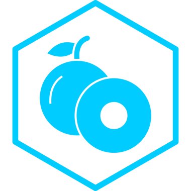 yiyecek ikonu vektör illüstrasyonu