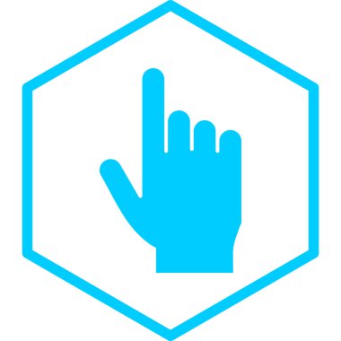 el imleci simgesi, vektör çizim