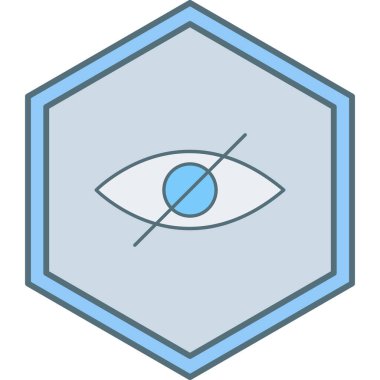 Göz simgesi vektör illüstrasyonu