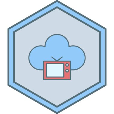 Bulut hesaplama. Web simgesi