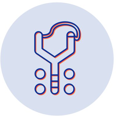 Sapan simgesinin vektör illüstrasyonu