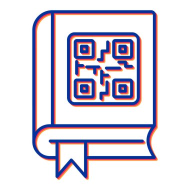 kitap simgesi vektör illüstrasyonu