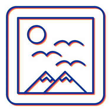 Bir resmin vektör illüstrasyonu