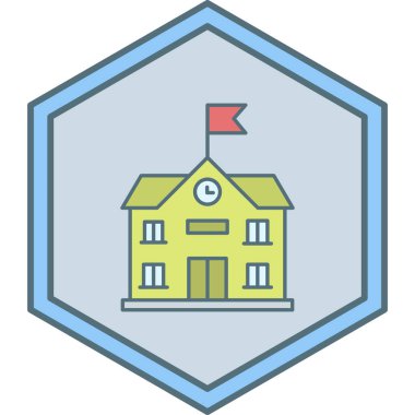 Modern eğitim ikonunun vektör illüstrasyonu