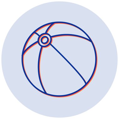 Top. Web simgesi basit illüstrasyon