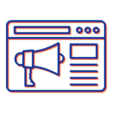 seo modern simgesinin vektör illüstrasyonu