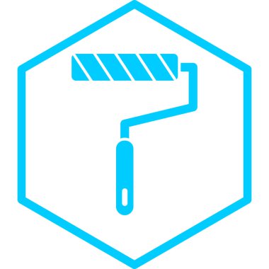 Boya silindiri. Basit resimleme