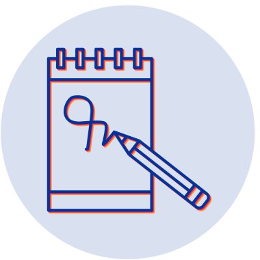 Çizim yapıyorum. Web simgesi basit illüstrasyon