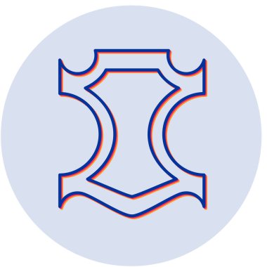 Deri simgesinin vektör illüstrasyonu