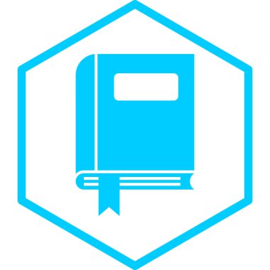 kitap simgesi vektör illüstrasyonu