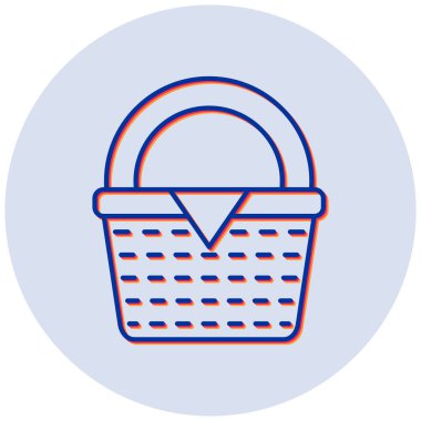 Piknik sepeti. Basit tasarım