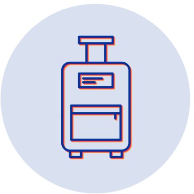 bagaj vektörü simgesi modern basit tasarım