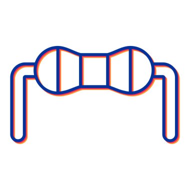 Beyaz arkaplanda çizgi havlusu simgesi izole edildi. vektör illüstrasyonu