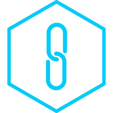 Bağlantı. Web simgesi basit illüstrasyon