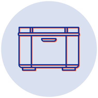 mobilya vektör simgesi modern basit tasarım