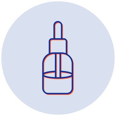 Ruj izi. Web simgesi basit illüstrasyon