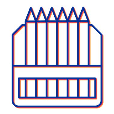 Çit simgesi beyaz arka plan üzerinde. Vektör çizim.