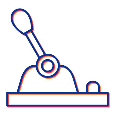 joystick simgesi, vektör illüstrasyonu basit tasarım