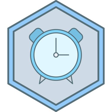 Çalar saat. Web simgesi basit tasarım