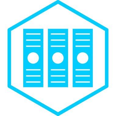 Belge. Web simgesi basit illüstrasyon