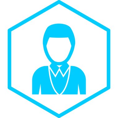 İnsan simgesi soyut bir grupta izole edildi