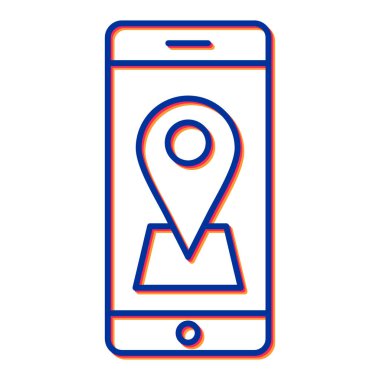 GPS konumu. Basit tasarım