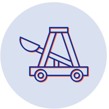 Mancınık simgesi, vektör illüstrasyonu