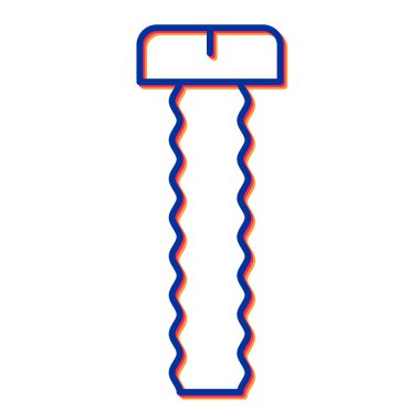 Tırnak simgesinin vektör illüstrasyonu