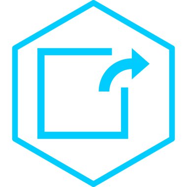 Mavi ve beyaz kare çerçevenin vektör illüstrasyonu