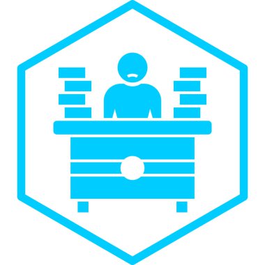 aşırı çalışan simge, vektör illüstrasyonu basit tasarım