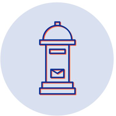 Harf Kutusu simgesinin vektör illüstrasyonu