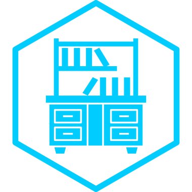 Dolap. Web simgesi basit illüstrasyon