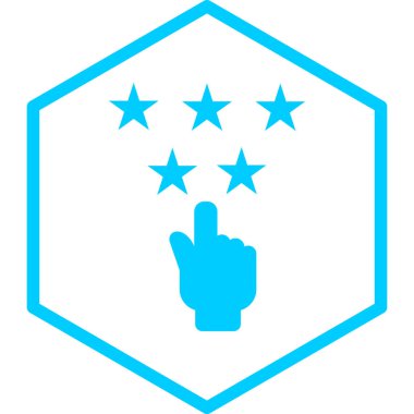 Yıldız. Web simgesi basit illüstrasyon