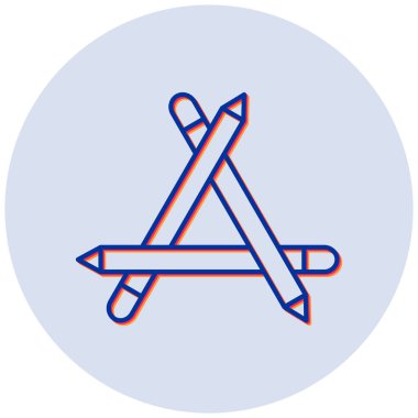 Kalem. Web simgesi basit tasarım