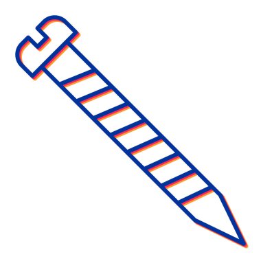 Kalem. Web simgesi basit illüstrasyon